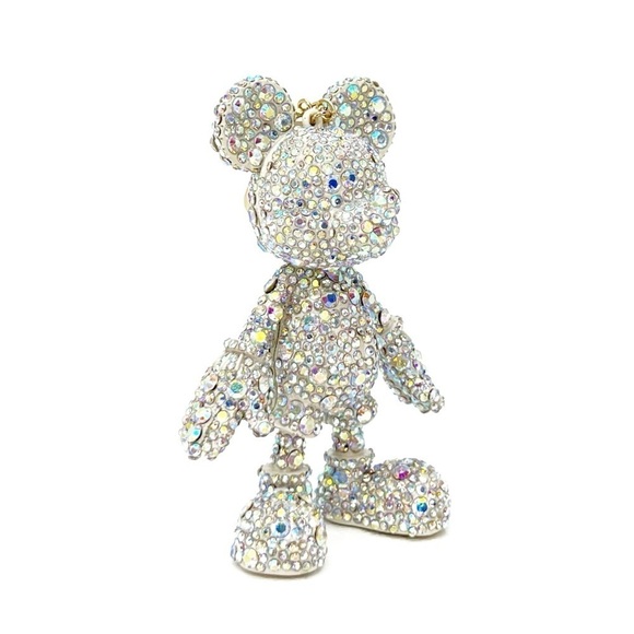 Disney X Baublebar Mickey Mouse Disney Bag Charm Crystal Iridescent New in Box - Picture 9 of 9